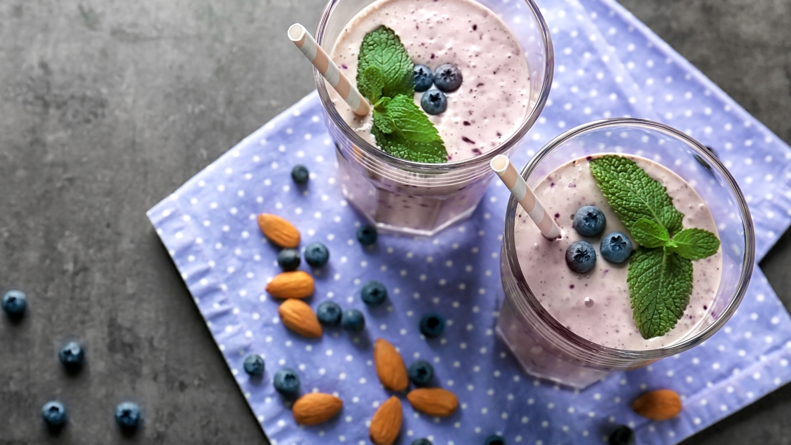 Blueberry-Almond Satiety Shake